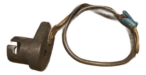Antiguo Portalámpara Con Cable Y Terminal Vehículo Clásico Negro