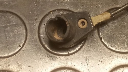 Antiguo Portalámpara Con Cable Y Terminal Vehículo Clásico Negro - 2
