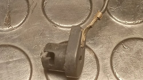 Antiguo Portalámpara Con Cable Y Terminal Vehículo Clásico Negro - 8