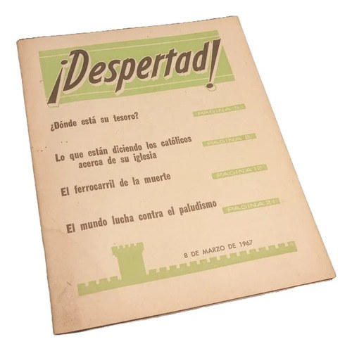 Revista ¡despertad! 8 De Marzo 1967