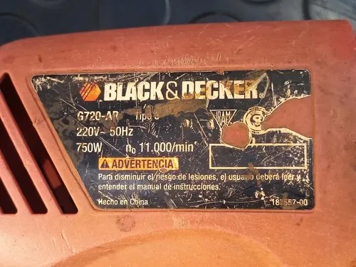 Tapa / Carcasa Inferior Amoladora Angular Black&decker G720 Naranja 50 Hz/60 Hz - 2