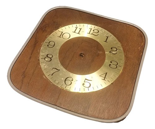 Carcasa Reloj De Pared Vintage Marrón