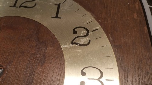 Carcasa Reloj De Pared Vintage Marrón - 5