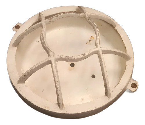 Carcasa Luminaria / Tortuga De Aluminio Exterior Blanco