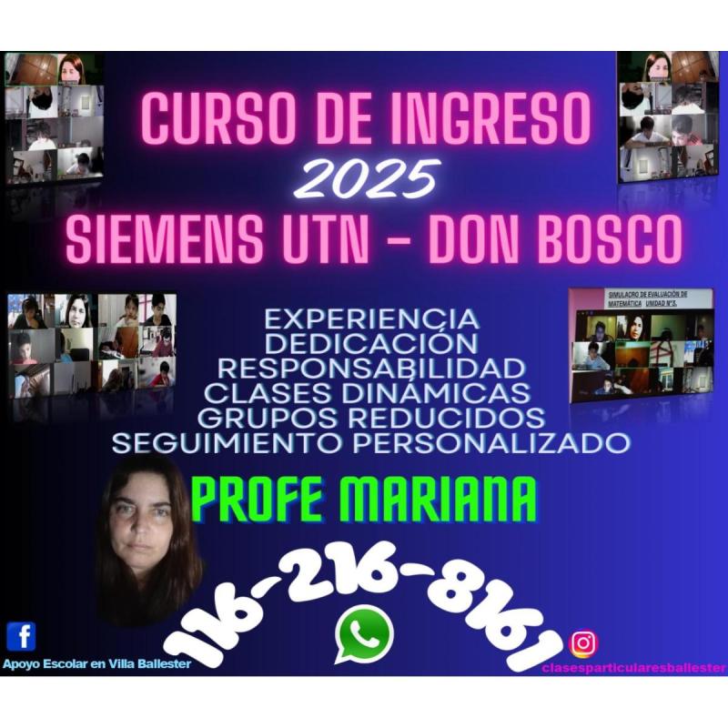 Ingreso Escuela Siemens Utn Ballester
