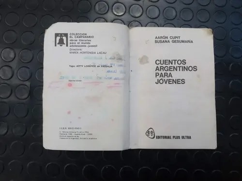 Cuentos Argentinos Para Jóvenes Aaron Cupit - Gesumaria - 2