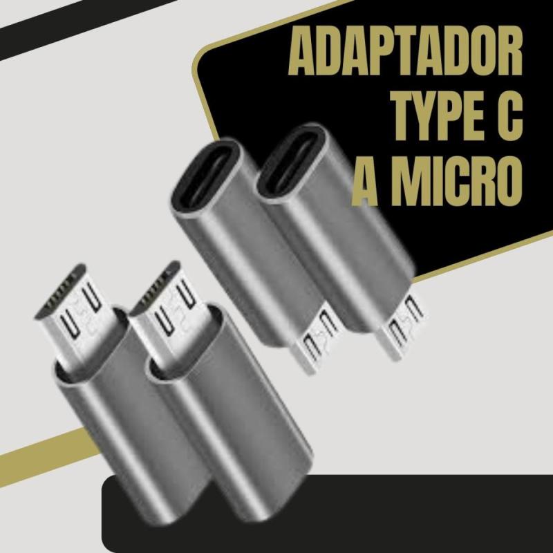 Adaptador Type-C a Micro USB – Conectá Todos tus Dispositivos