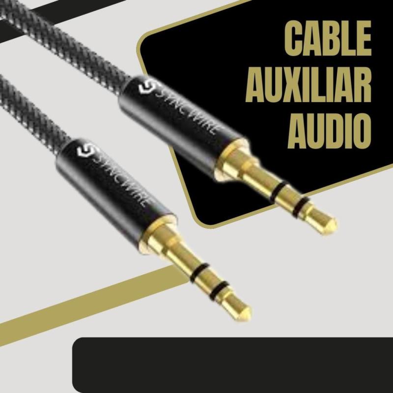 Cable de audio estéreo Auxiliar – Conectá tu Música en cualquier lugar