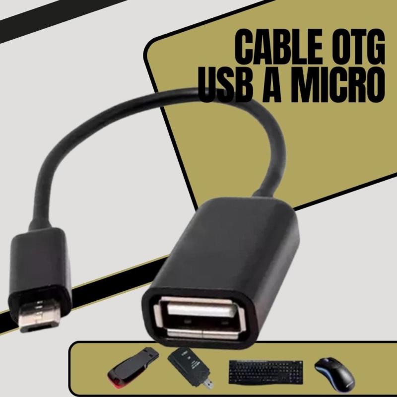 Cable OTG USB a Micro – Conectividad fácil y rápida