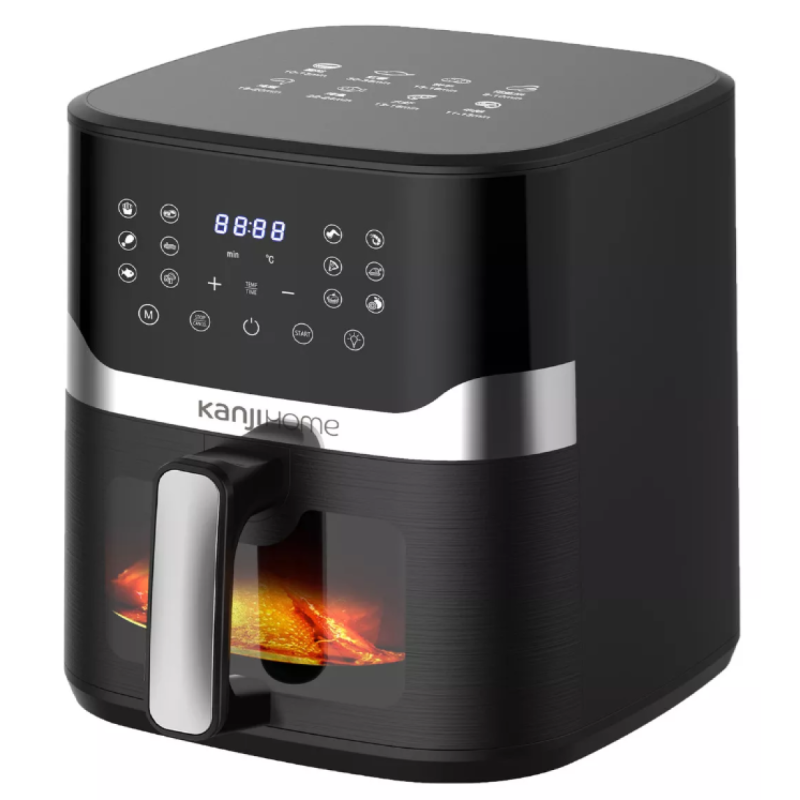 Freidora Aire Digital 10 Litros Cocina Saludable 1800w Led Color Negro