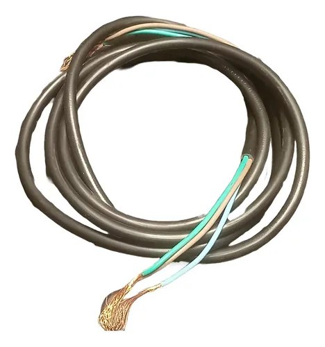 Cable Flexible 3 X 1.5 Mm2 Tramo 1.8 Metros Negro