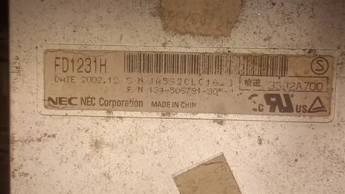 Disquetera 3 ½ Para Pc Nec Fd1231h (a Revisar / Repuestos) Beige - 3