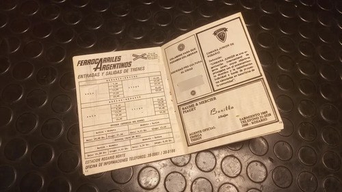 Antigua Revista Radio 2 De Rosario 1982 - 2
