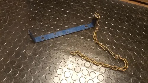 Planchuela Con Cadena Sujeción Seguridad Azul - 10