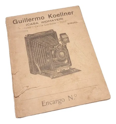 Antiguo Sobre Para Encargos Fotográficos Guillermo Koellner