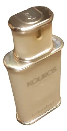 Frasco Vacío Perfume Kouros Yves Saint Laurent Crema