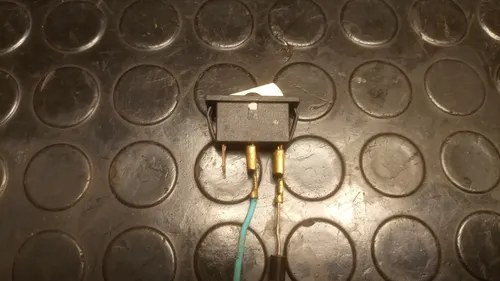 Interruptor / Diodo Y Conectores Estufa Eléctrica Negro - 6