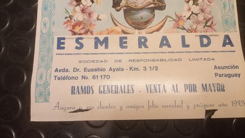Antigua Publicidad Virgen De Caacupé Ramos Generales 1973 - 7