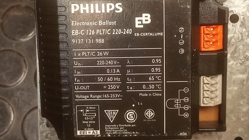 Balasto Electrónico Phillips 1x26w - 4