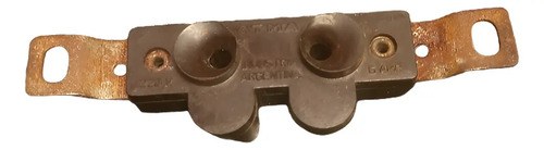Antiguo Toma Corriente Atma Baquelita 10 A 220v Marrón