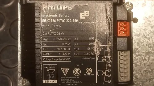 Balasto Electrónico Phillips 2x26w - 4