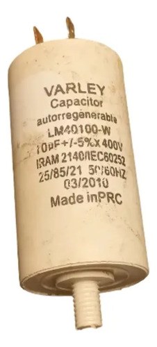 Capacitor Aire Acondicionado 10 Uf / Microfaradios 400v / Va