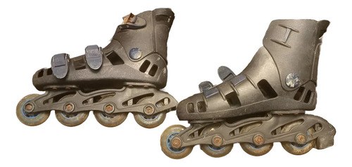 Patines Tipo Roller Para Reparar / Repuestos 36 999 Mm Negro