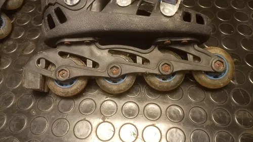 Patines Tipo Roller Para Reparar / Repuestos 36 999 Mm Negro - 9