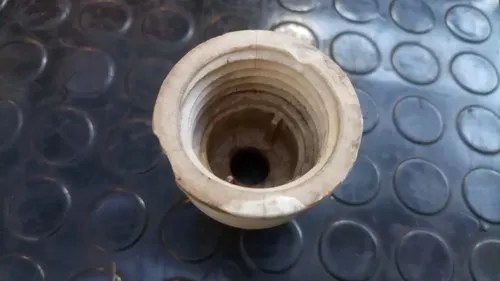 Adaptador De Porcelana Portalámparas U Otro Uso Beige - 2
