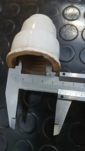 Adaptador De Porcelana Portalámparas U Otro Uso Beige - 4