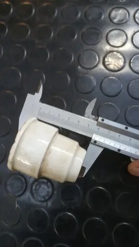 Adaptador De Porcelana Portalámparas U Otro Uso Beige - 5