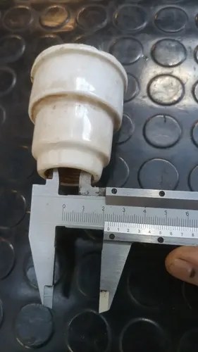 Adaptador De Porcelana Portalámparas U Otro Uso Beige - 6