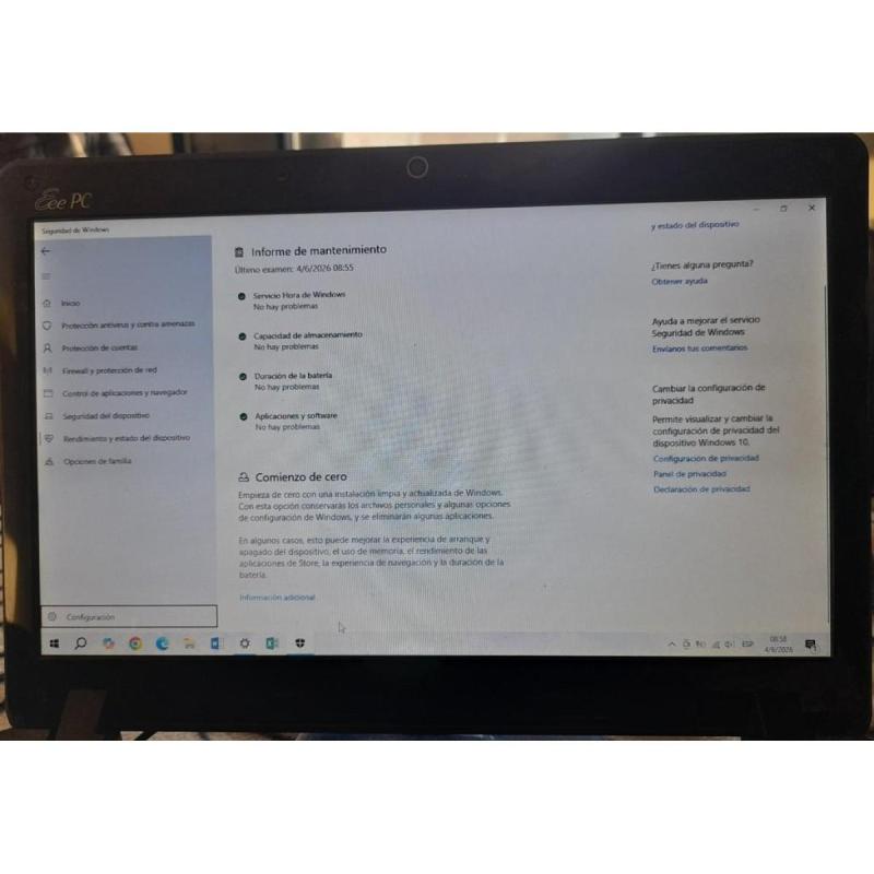 NETBOOK ASUS Eee PC 1201 HA (Sin bateria). - 9