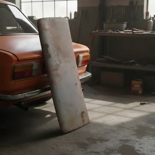 Tapa De Baul Fiat 128 Berlina Naranja