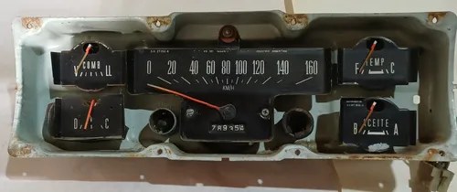 Velocímetro Y Tablero Completo Ford F100 61/67 (a Revisar) Negro
