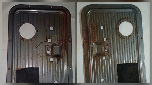Panel De Puerta Interior F100 Punta Diamante (usado) Gris