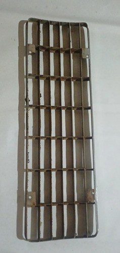 Inserto De Parrilla Delantera Ford F100 Punta Diamante Plateado - 2