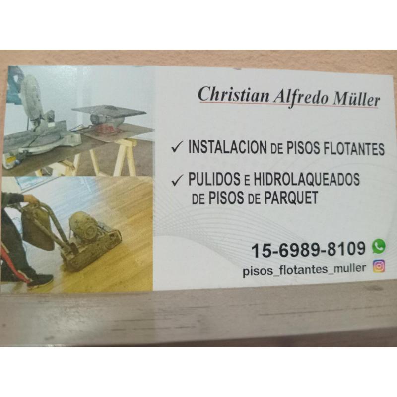 Pulido plastificado y colocación de pisos