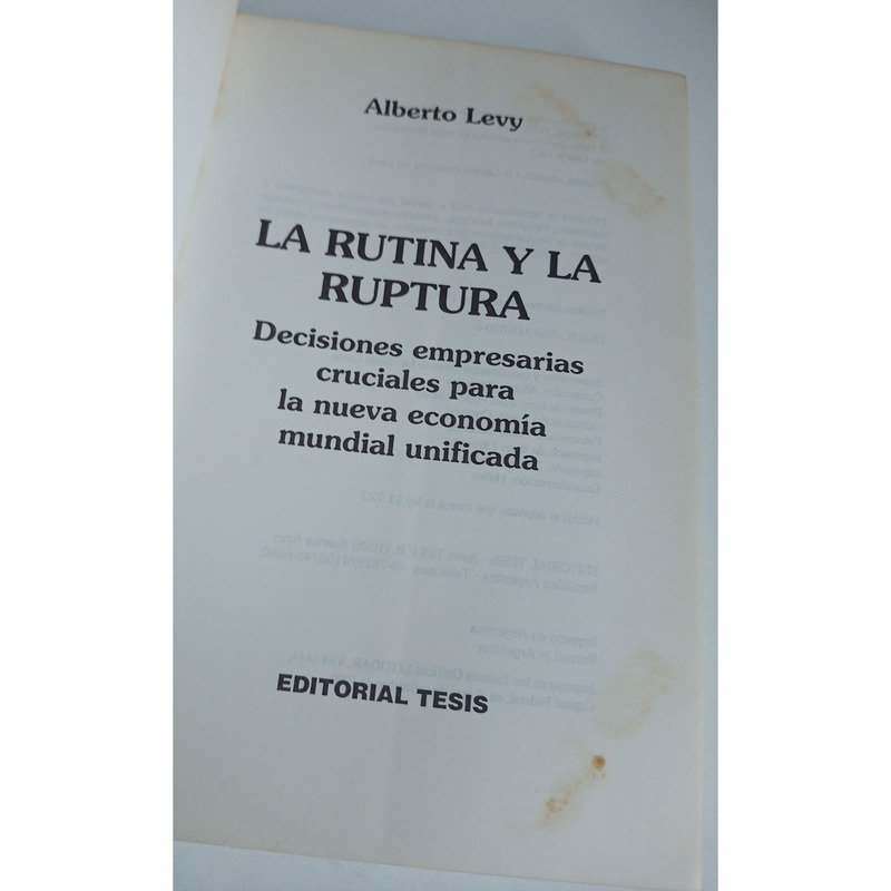 Lote 2 libros Estrategia competitiva - Michael Porter + La rutina y la ruptura - Alberto Levy Econom - 3