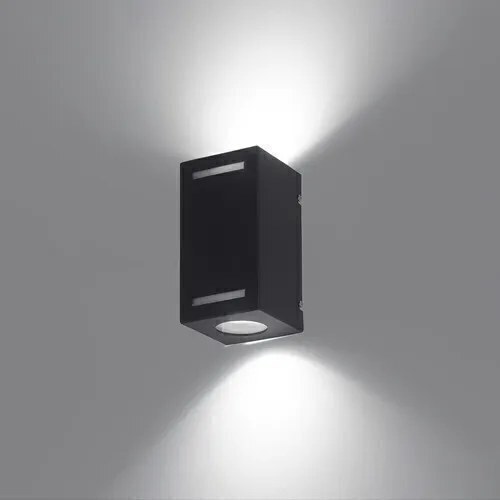 Aplique de pared Bolonia GZ-10 - Negro texturado