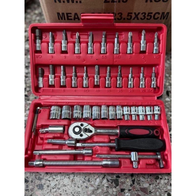 Caja herramientas 46 piezas