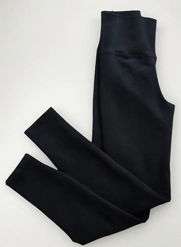 Calza Algodón Calidad Premium Tiro Alto Negro L - 8