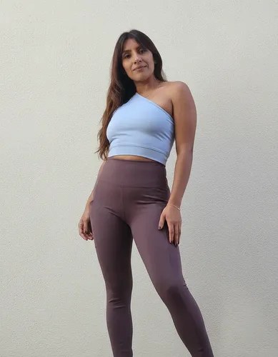 Calza Con Bolsillo Corte Modelador Levanta La Cola Jp Sport Chocolate Cacao S - 5