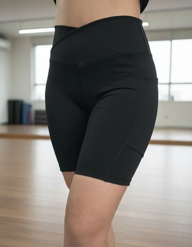 Calza Corta Biker Mujer J Peñafiel Sport Con Bolsillo