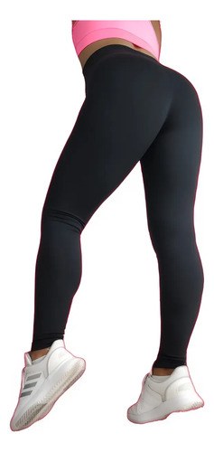 Calza Tiro Alto Ajuste Perfecto Calidad Premium Jpsport Negro Xl - 5