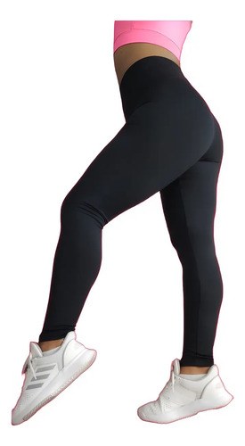 Calza Tiro Alto Ajuste Perfecto Calidad Premium Jpsport Negro Xl - 6