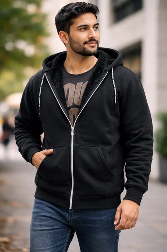 Campera Con Piel Tipo Corderito 1°calidad Super Abrigada Jp