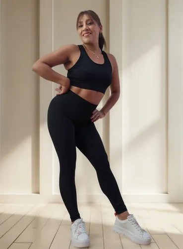 Conjunto Deportivo Jp Sport Calza Alto + Top Mujer - 5