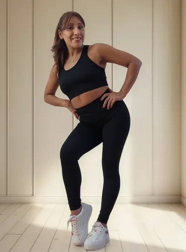 Conjunto Deportivo Jp Sport Calza Alto + Top Mujer - 6