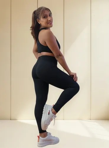 Conjunto Deportivo Jp Sport Calza Alto + Top Mujer - 7